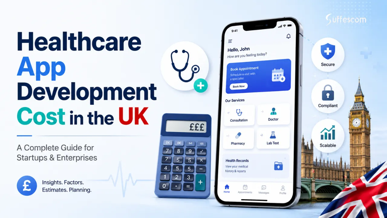 Healthcare App Development Cost in the UK: Complete Guide (2026 Pricing, Trends & Cost Breakdown)